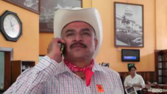 Tomás Rojo, vocero de la tribu Yaqui.