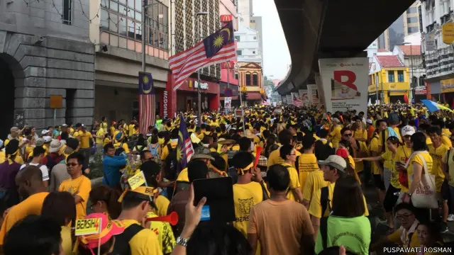 Unjuk rasa dipicu terungkapnya aliran dan terhadap rekening PM Najib Rajak