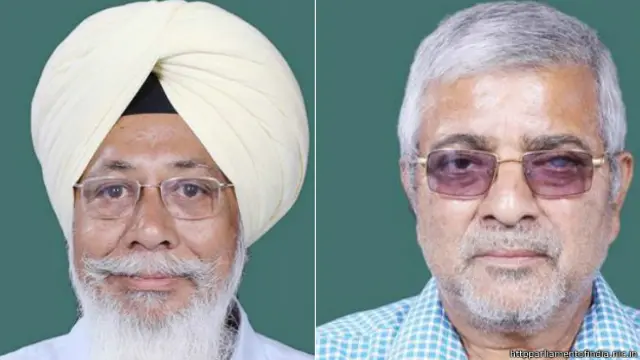 आप सांसद धर्मवीर गांधी और हरिंदर सिंह खालसा