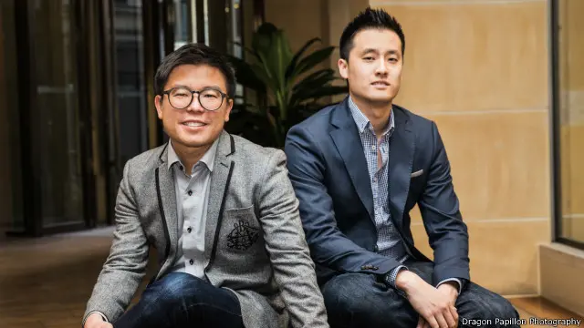Tim Fung (trái) và người đồng sáng lập Jonathan Lui