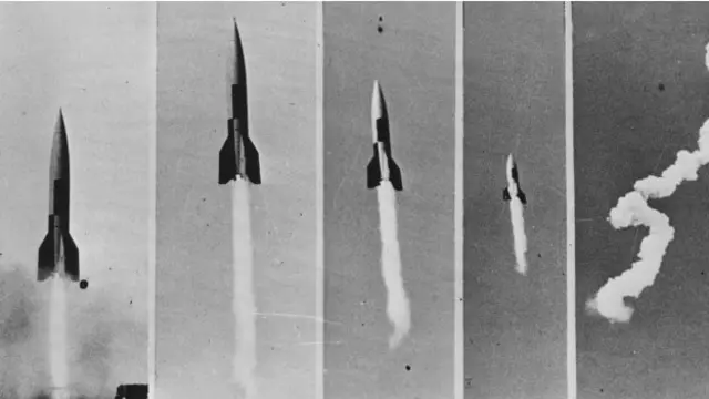 Prueba de cohetes V2 en Nuevo México