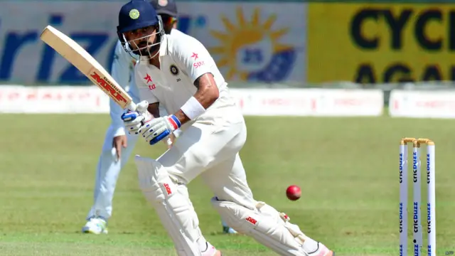 کولمبو میں جاری تیسرے اور آخری ٹیسٹ میچ میں بھارت نے سری لنکا کو جیت کے لیے 386 رنز کا ہدف دیا ہے۔ 