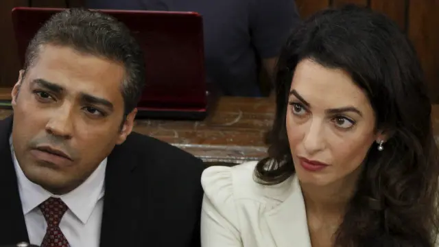 Fahmy dan pengacaranya, Amal Clooney