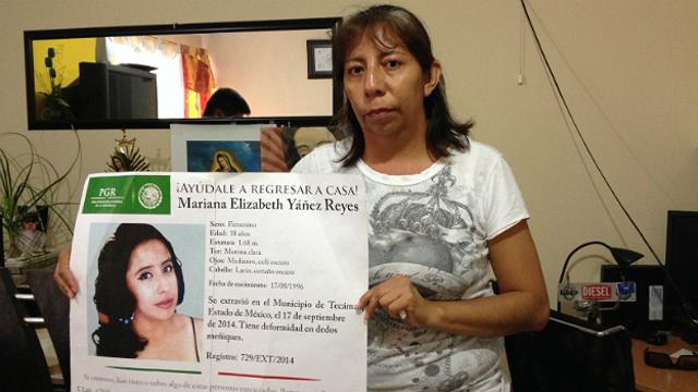 Guadalupe Reyes, madre de una desaparecida