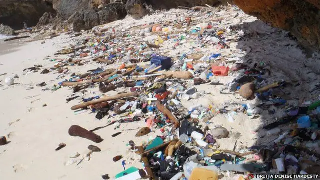 براساس یک تخمین سالانه حدود ۸ میلیون تن مواد پلاستیکی به آب های جهان می ریزد