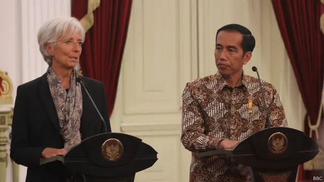 Christine Lagarde dan Joko Widodo