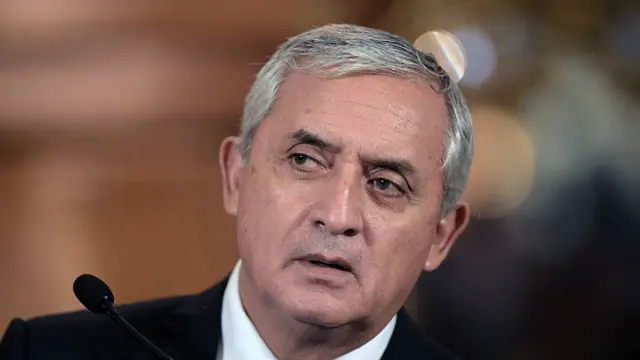 Presiden Guatemala Otto Perez Molina dituduh menggelapkan uang dari bea cukai.
