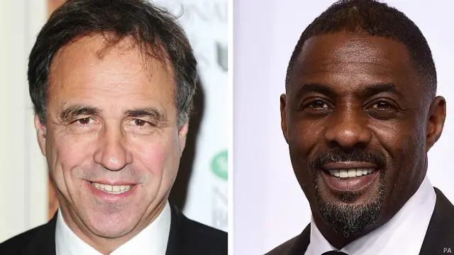 Anthony Horowitz y Idris Elba