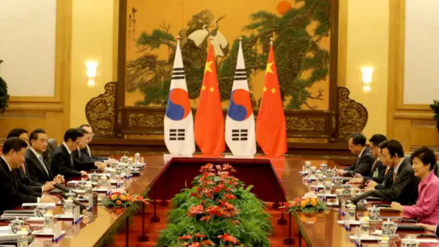 對本次來訪出席中國戰勝節閱兵儀式，習近平主席對朴槿惠總統致謝