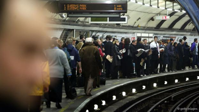 伦敦地铁每年运送旅客12亿人次(图片来源：Getty Images)