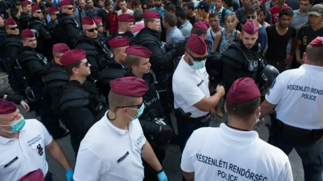 Протесты в Будапеште