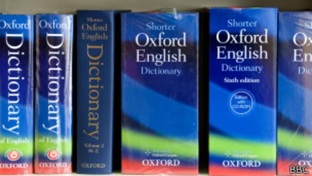 Portadas de los diccionarios Oxford
