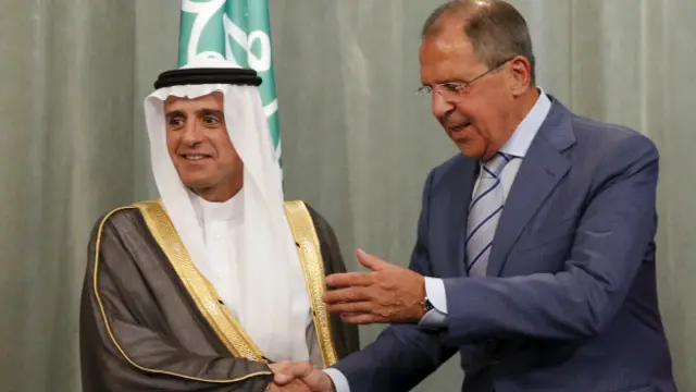 Лавров и глава МИД Саудовской Аравии