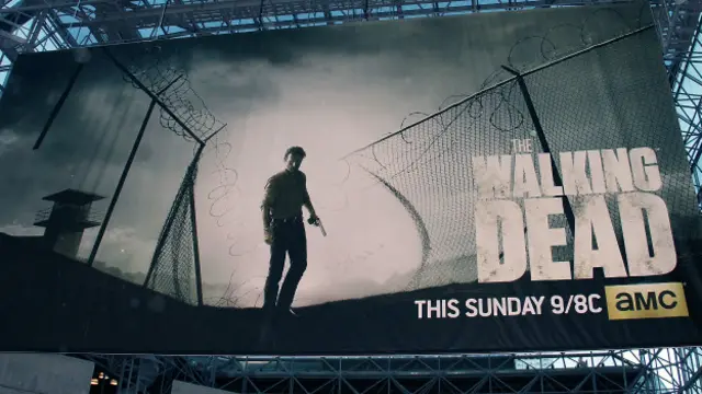 Un poster de The Walking Dead