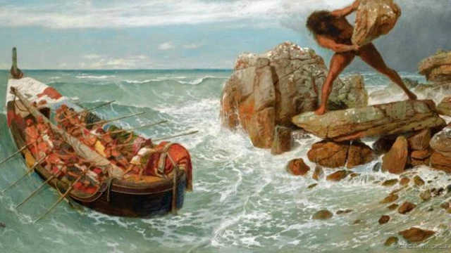 Las historias de la antigüedad también contaban las historias de los villanos, como la de Polifemo, aquí dibujado por el artista suizo Arnold Böcklin.