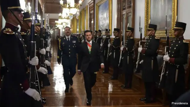 Presidente de México Enrique Peña