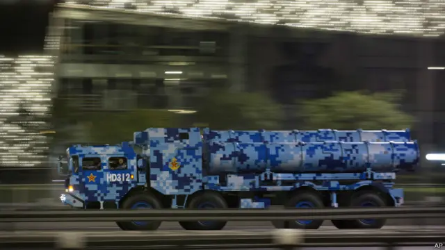 चीन की विशाल सैन्य परेड