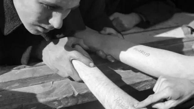 İkinci Dünya Müharibəsi dövründə Auşvitsdə yəhudilər sıra nömrələri ilə tatu olunurdu