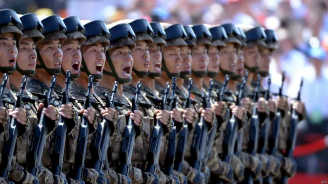 Parade militer Cina