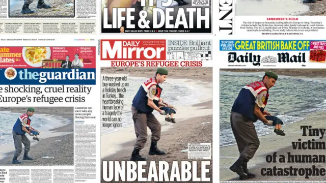 Освещение смерти Айлана в СМИ