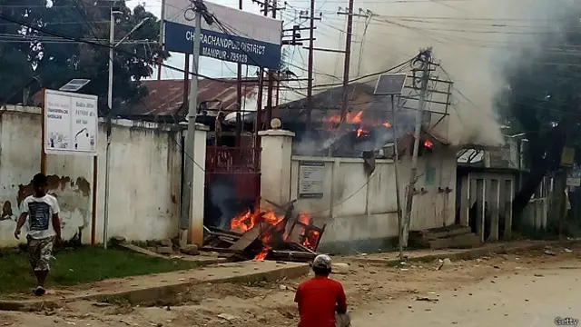 मणिपुर में हिंसा (फ़ाइल फोटो)