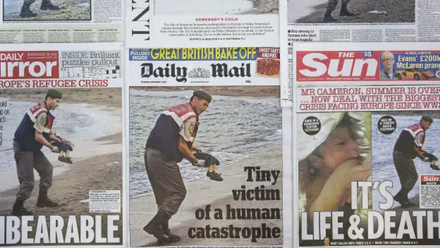 Portadas de los periódicos británicos