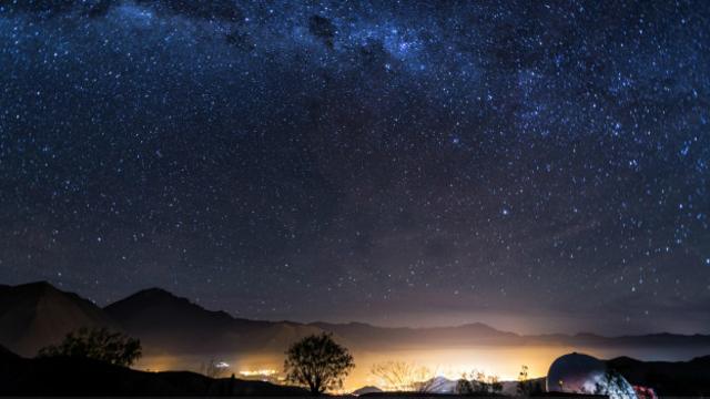 Cielo con estrellas en Chile