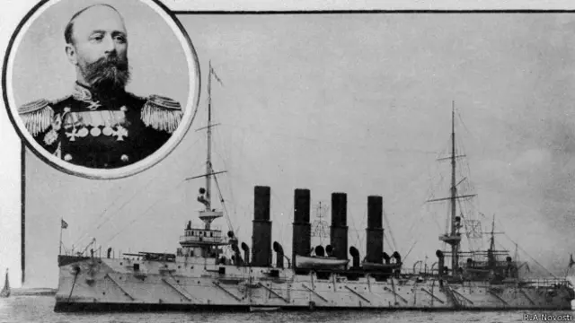 Крейсер "Варяг" и его командир Всеволод Руднев