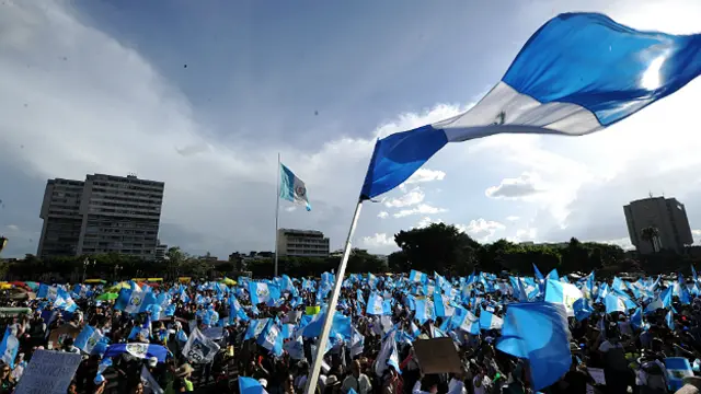 Protestas en Guatemala