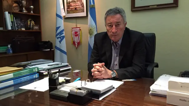 Luis Segura, presidente de la AFA