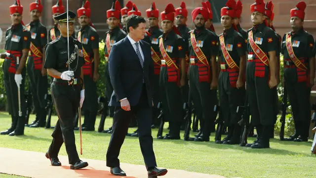 澳大利亚国防部长安德鲁斯访问印度