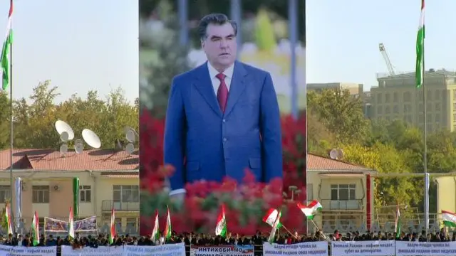 Президент Раҳмоннинг бошқарув усуллари мамлакатни инқирозга етаклаётгани айтилади. 