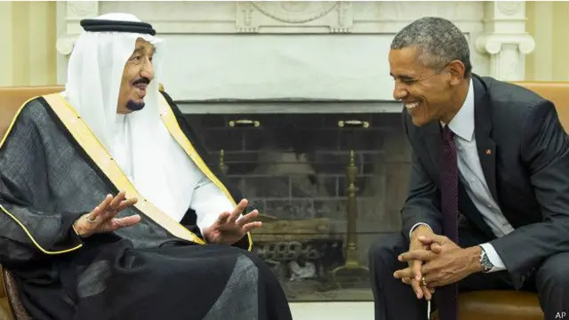 ملک سلمان و اوباما