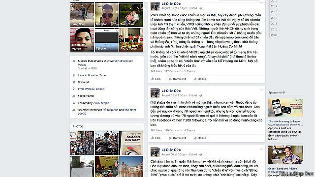 Một vài bình luận trên trang Facebook cá nhân của ông Lê Diễn Đức.