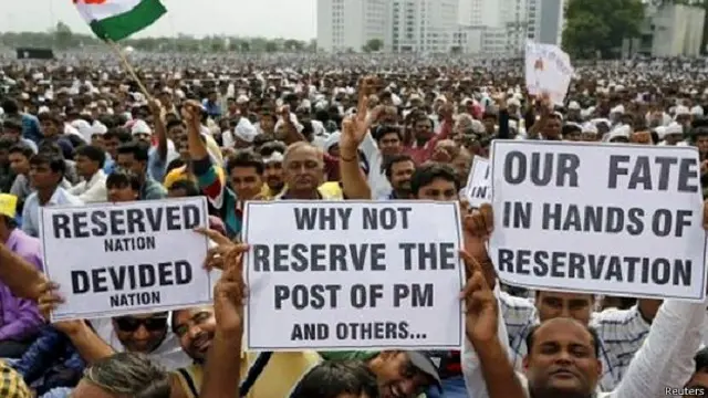 आरक्षण केलिए पटेलों का आंदोलन