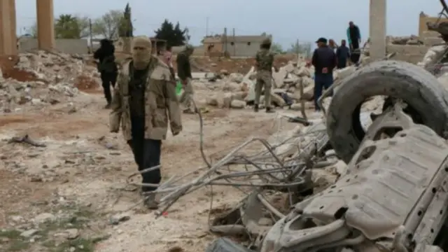 马雷亚数月以来是IS和叙利亚反政府武装争夺的焦点（2015年4月图片）