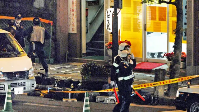 長崎市長伊藤一長被殺現場（17/4/2007）