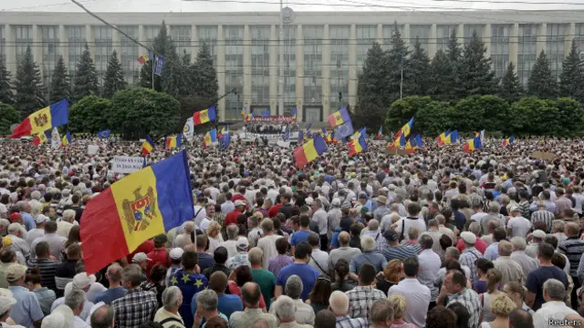Протесты в Кишиневе