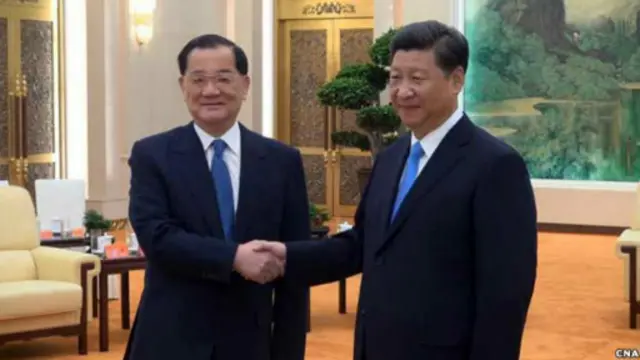 习近平和连战