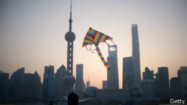 Vista de la ciudad de Shanghai