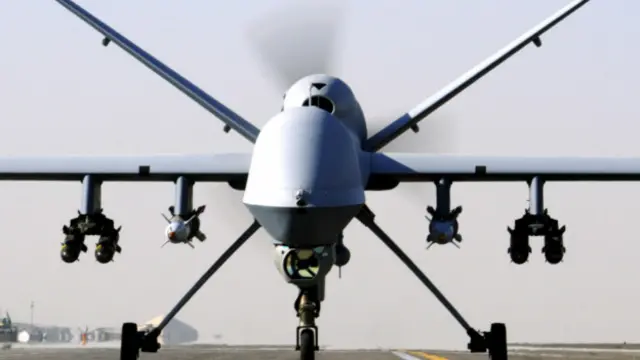 پهپاد نیروی هوایی بریتانیا که سه بریتانیایی را در سوریه هدف قرار داد