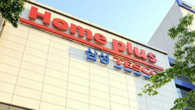 已被出售的樂購韓國賣場Homeplus。