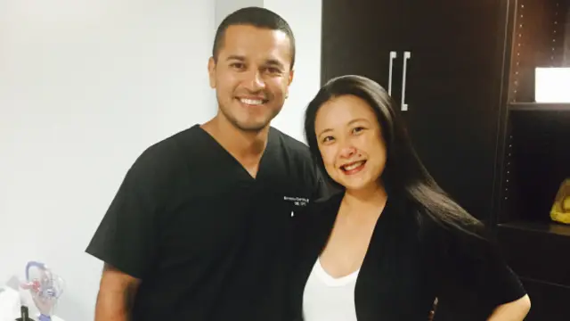 O obstetra Ernesto Cárdenas e a brasileira Irene Kim Foto: Arquivo pessoal