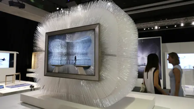 2012年上海世博會英國館「種子聖殿」模型。