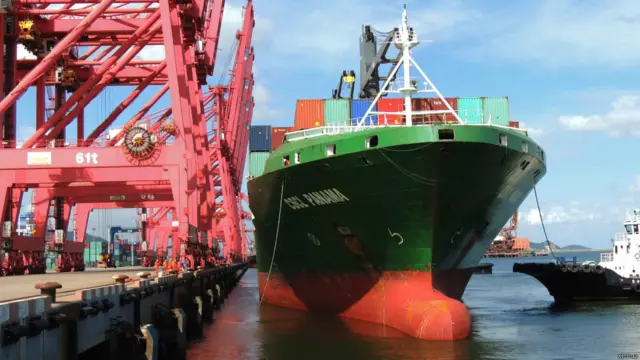 中國公布三季度進出口數據。