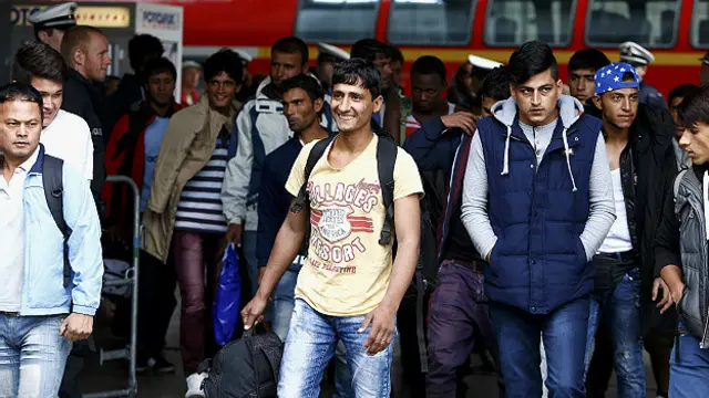 Беженцы в Мюнхене