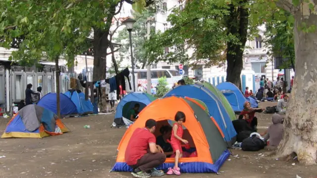 Белград і мігранти