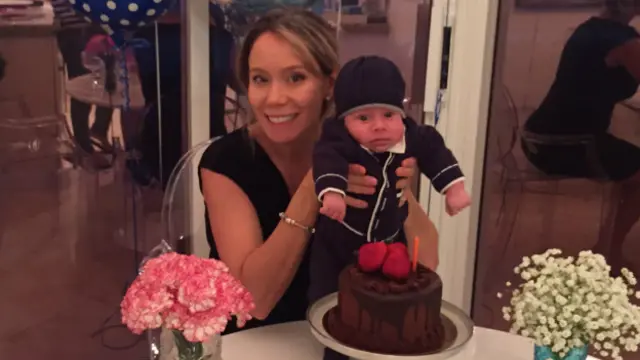 Bianka Zad e seu filho | Foto: Arquivo pessoal