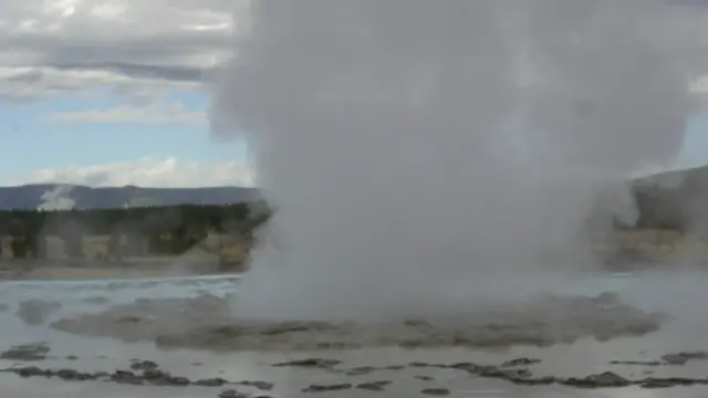 黃石公園的滾水