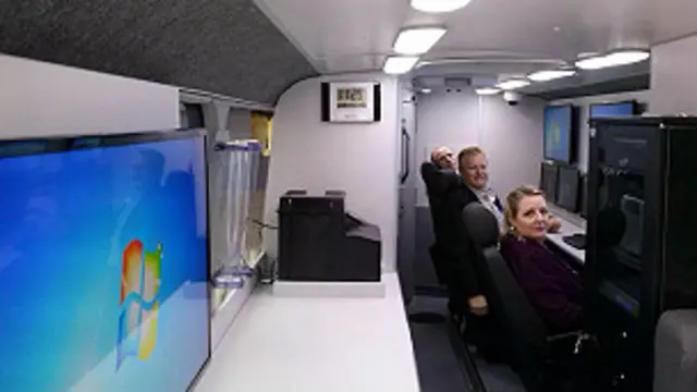 Interior do ônibus da Prefeituracassio do corinthiansCascavel; secretário descarta usocassio do corinthiansequipamento 'só para mostrar'